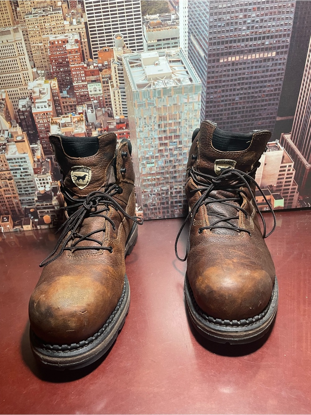 Irish Setter Boot Brown Men's Waterproof Steel Toe Size 15 D